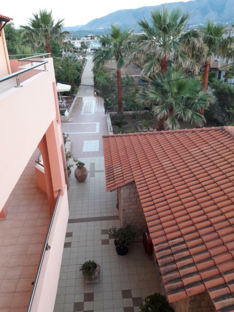 Aquamar Beach 호텔 Kournás 외부 사진