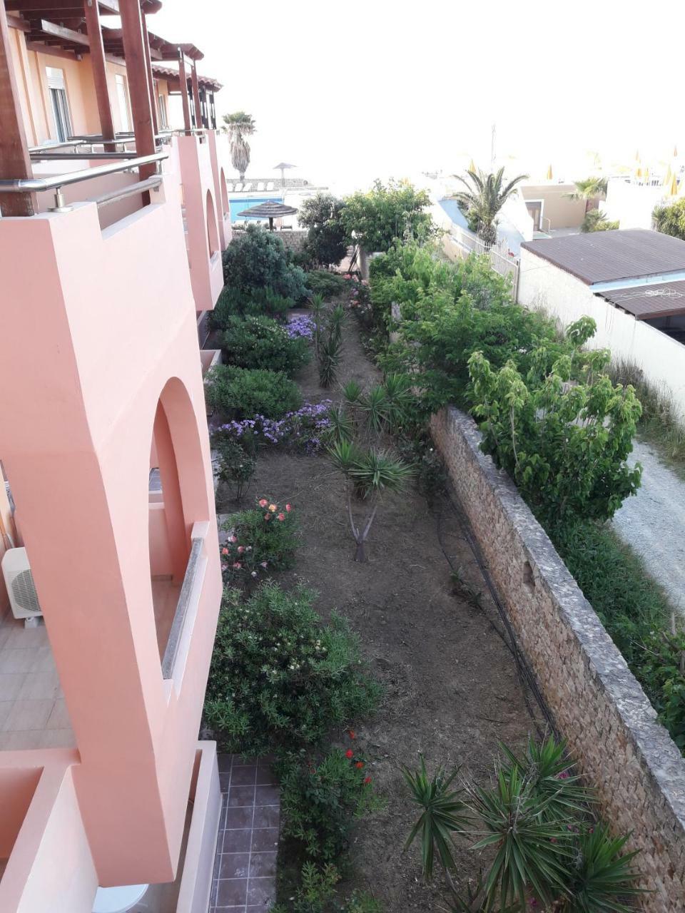 Aquamar Beach 호텔 Kournás 외부 사진